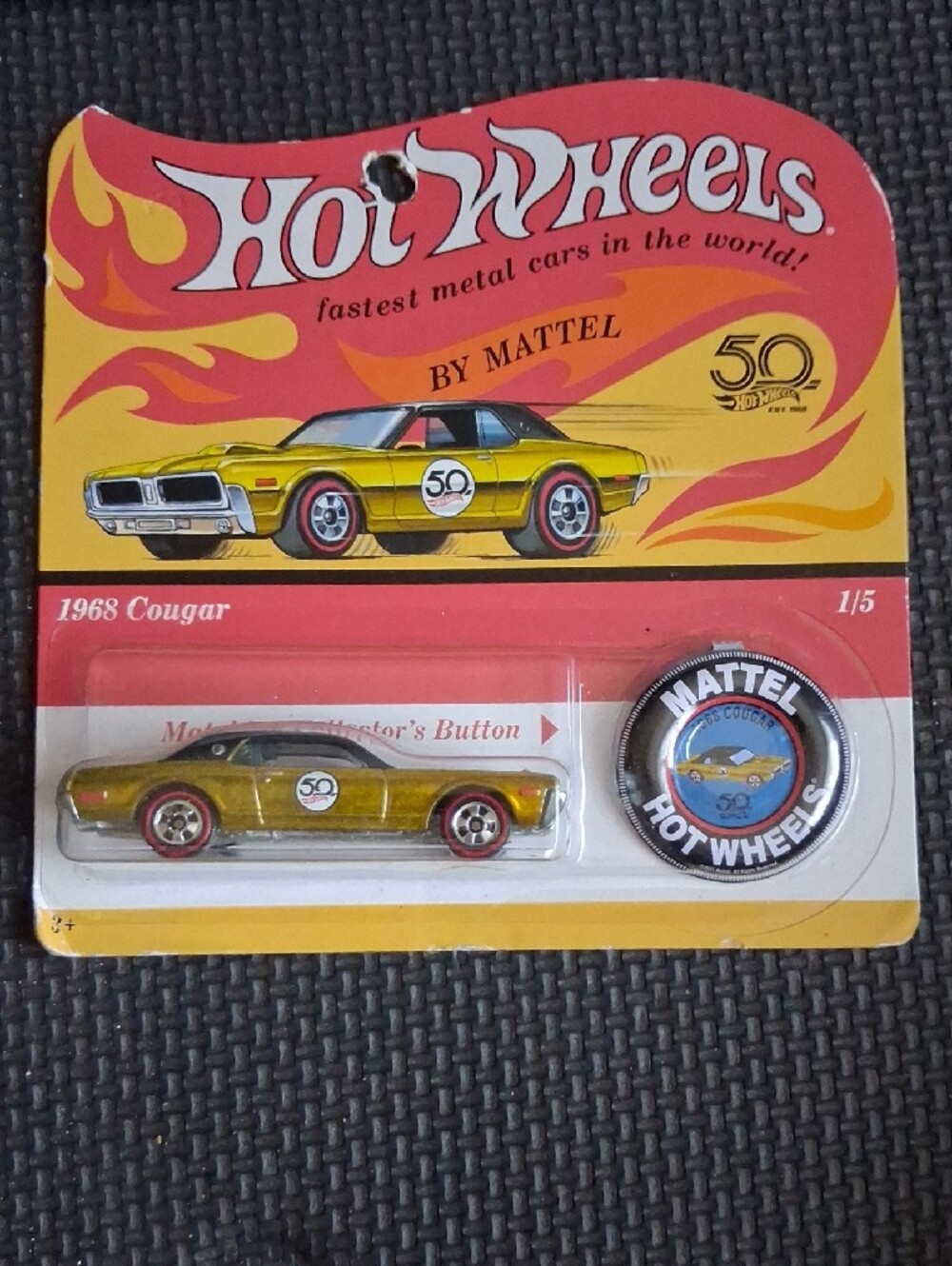 Mattel Hot Wheels Assorted Toy Cars - Yellow, Blue & Red Accents - Picture 2 of 11